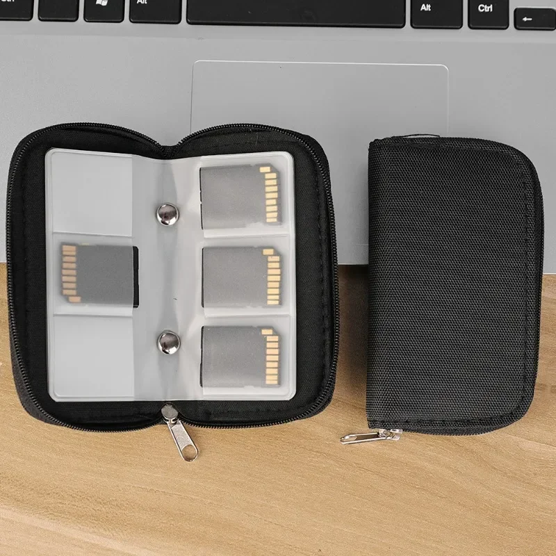 22 Slots Function Memory Card Cases Credit Holder For Micro SD CF MS DS Men Women Stick Storage Bag Carrying Pouch Protector