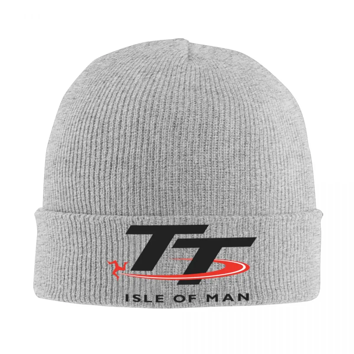 Isle Of Man TT Motorcycle Hat Autumn Winter Skullies Beanies Street Cap Unisex Knitted Caps