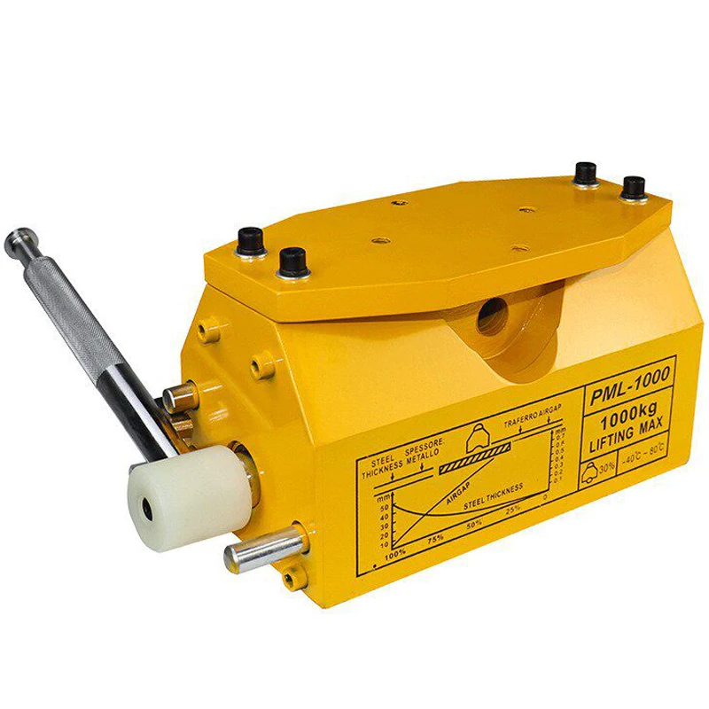 Permanent Magnet Lifting Base Tapping Machine Heavy Duty Magnetic Lifting Chuck 300KG 1000KG Strong Holding Force