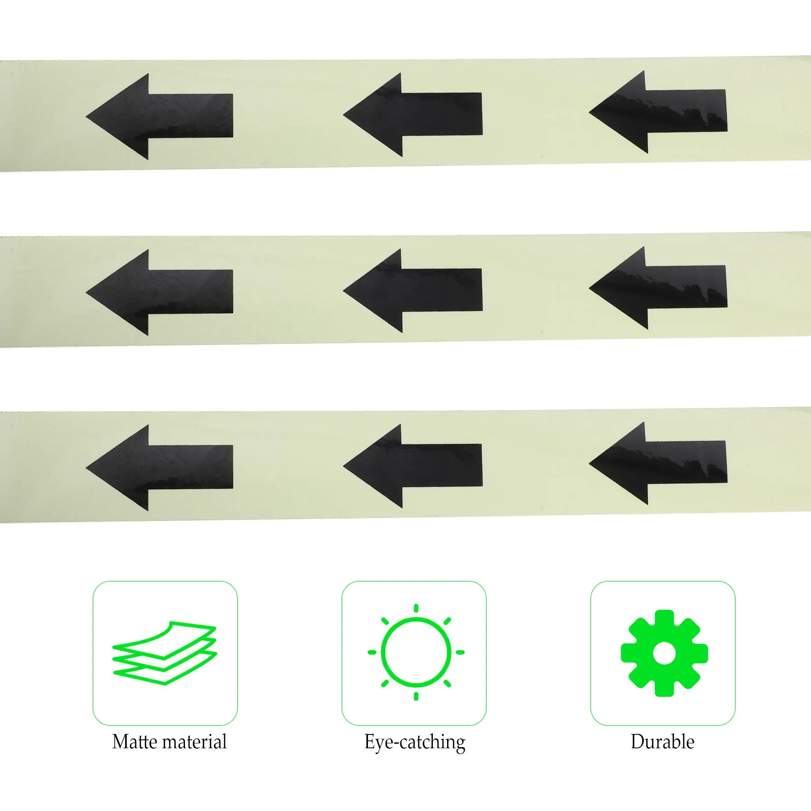 

1 Roll Glow in The Dark Tape Luminous Guiding Tape High Visibility Directions Indication for Indoor Outdoor Stairs