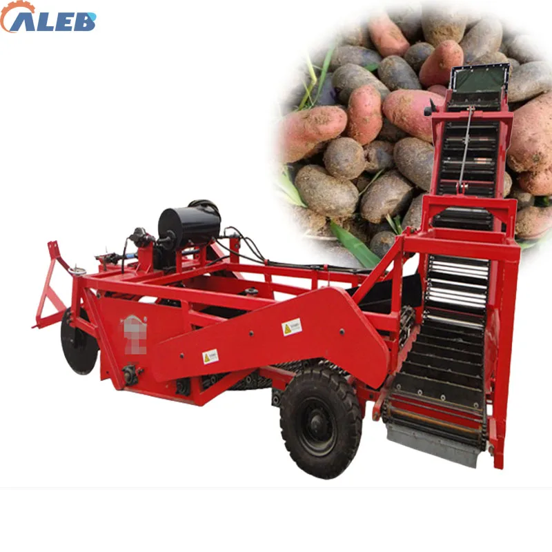 Multifunctional Tractor Mounted Bulb Crop Harvester with Loading Elevator