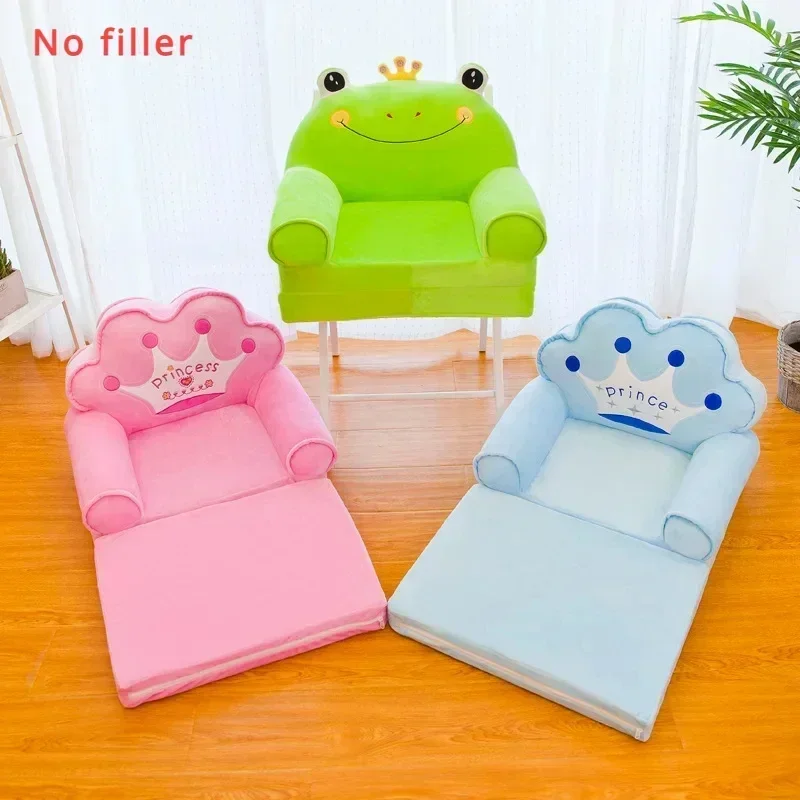 

Складной детский чехол для дивана, спинка, кресло, креативный складной детский стул 2 в 1, детский диван с героями мультфильмов, без наполнителя