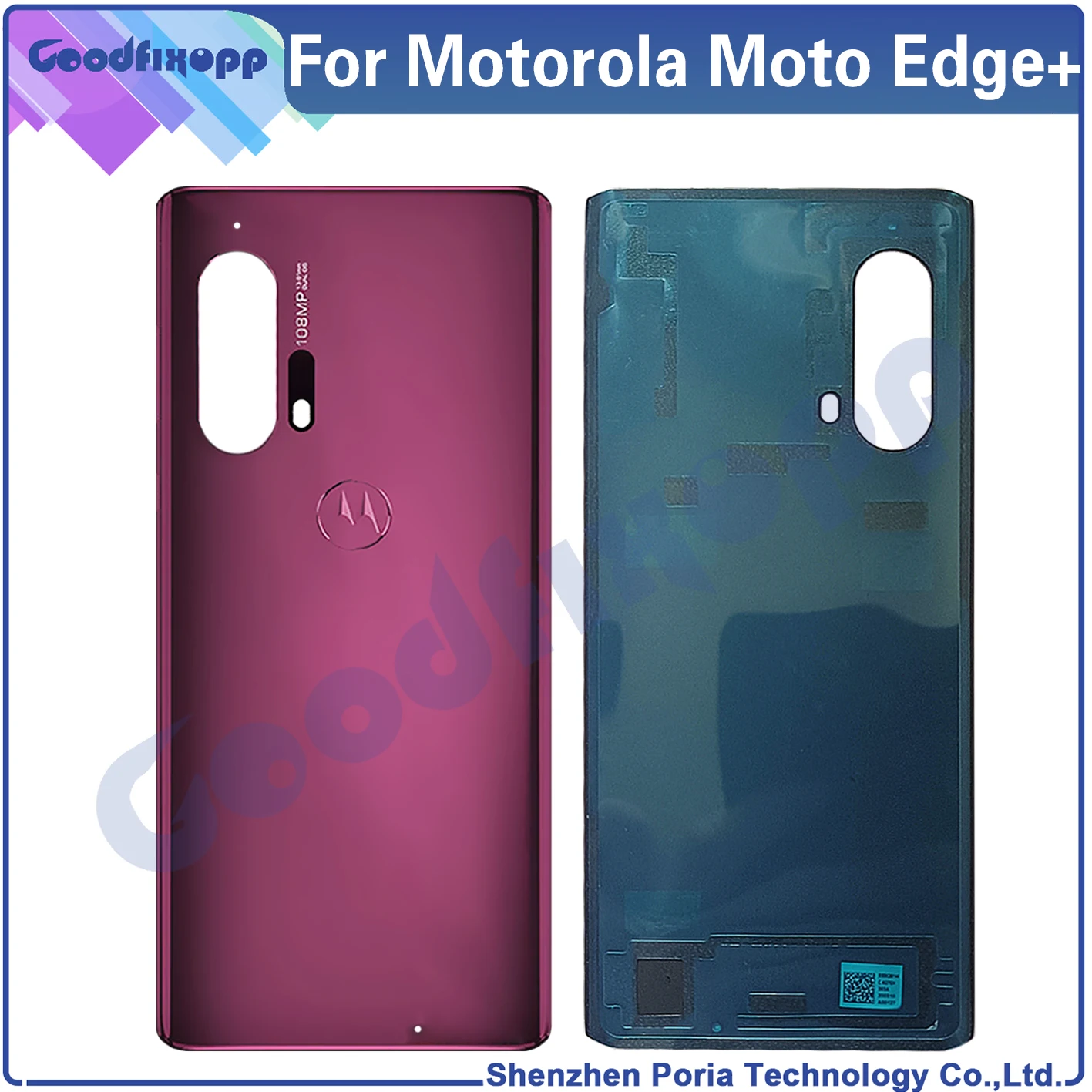 New Cover For Motorola Edge+ (2020) XT2061 XT2061-3 Back Battery Cover Door Housing Case For Moto Edge Plus 2020 Rear Cover