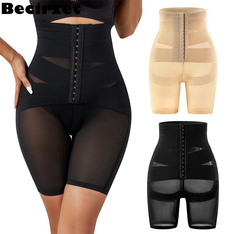 

Shapewear Women's Pants High Waist Trainer Colombian Girdles Flat Belly Belt Stretch Shapewear Slimming Panties Abdomen Control