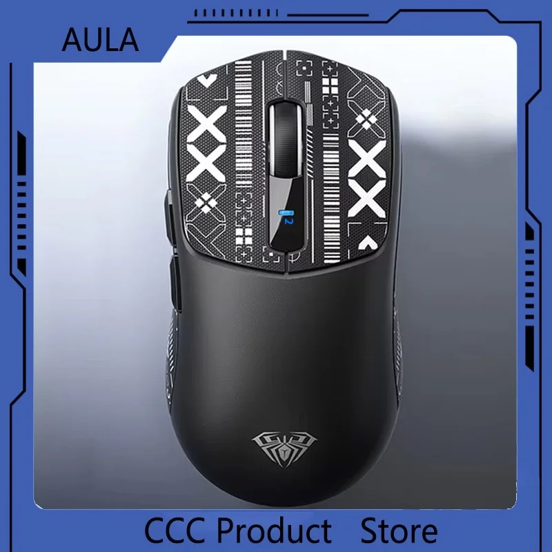 Sc580 Aula Gaming Mouse Tri-Mode Rechargeable Ergonomic Bluetooth Mouse 10000 Dpi Wireless  Esports Mice For Office Gaming Gifts