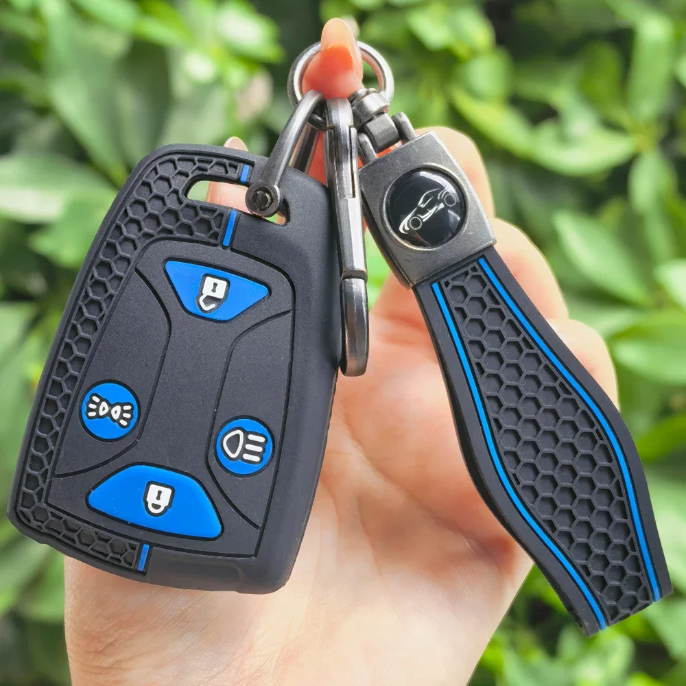 For Saab Truck DC13 143 148 141 4X2 6X2R GRS905 R S G P Scania Silicone Remote Key Fob Ring Case Cover 4 Button
