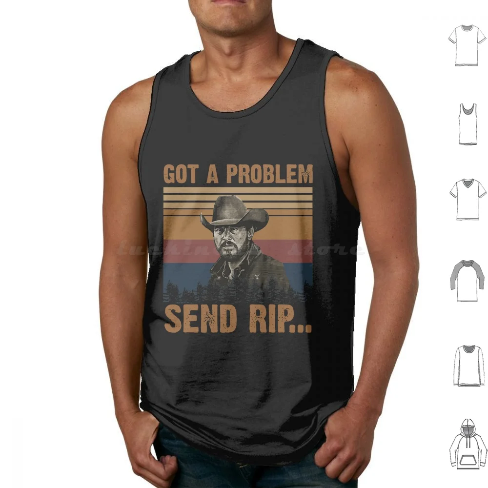 Vintage Got A Problem Send Rip Tank Tops Vest Sleeveless Vintage Got A Problem Send Rip