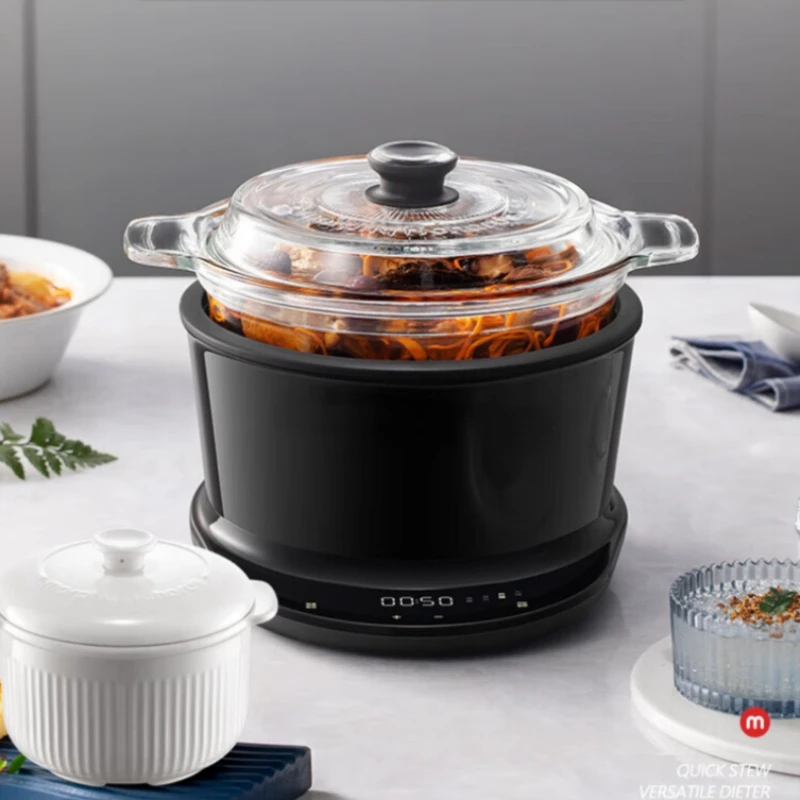 

Multi-functional Electric Stewpot MR9082 3.5L Perfect for Stewing and Boiling, Home Use Pot 220V