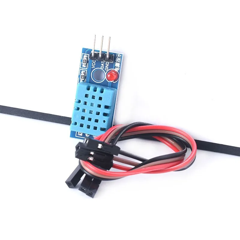 DHT11 humidity module, temperature and humidity module, sensor, digital switch with indicator light, supply DuPont wires