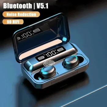 F9 Bluetooth אוזניות 5.3 ספורט אוזניות עמיד למים הפחתת רעש באוזן אלחוטי אוזניות עם מיקרופון עבור xiaomi