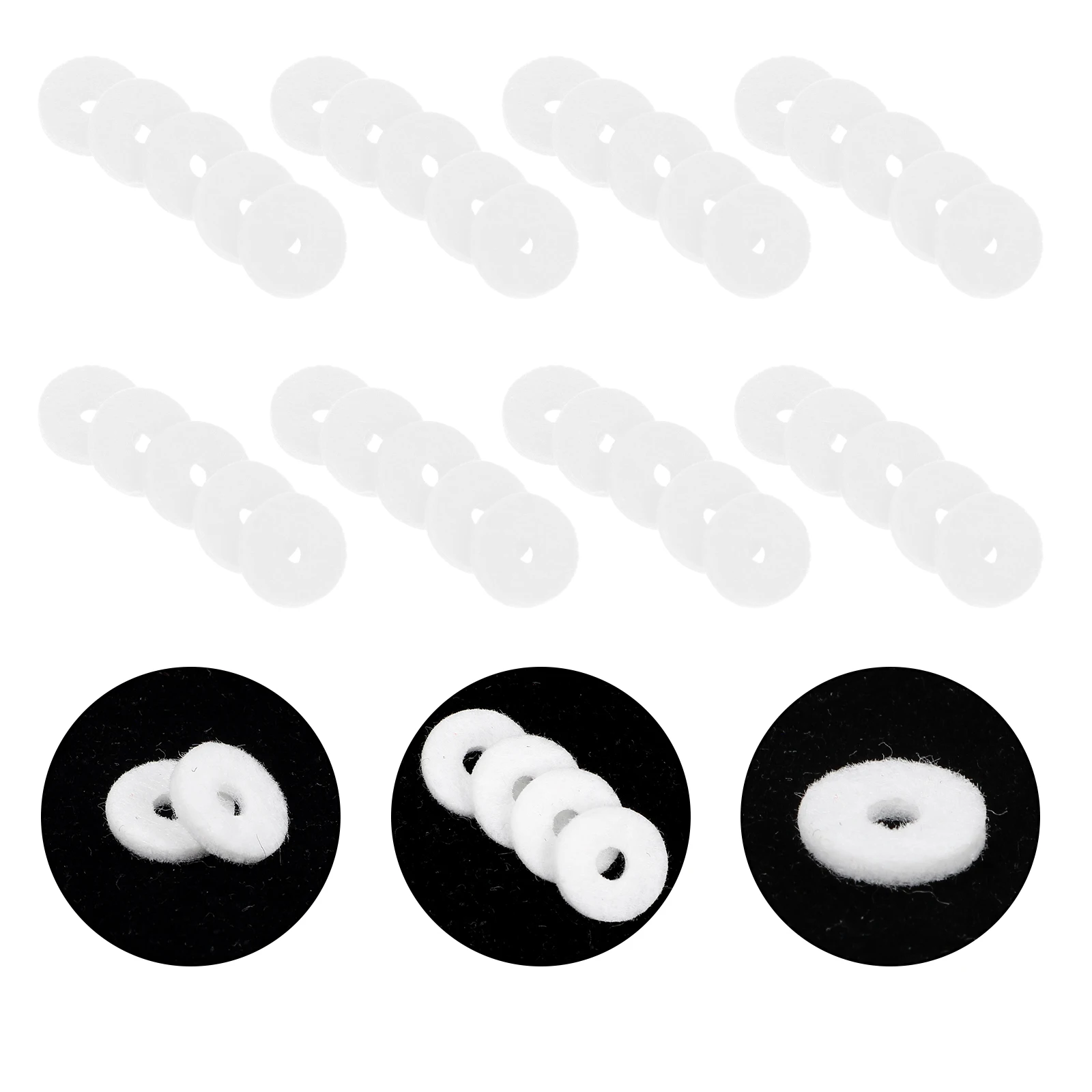 

Lightweight Repair Tools Wool Washers Keyboard Balance Pads Replacement Cushion Regulating Felt Drum Sets Accessories Leveling