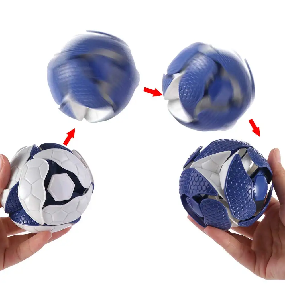 Plastics Color Changing Ball Interactive Ornament Hand Thrown Ball Multipurpose Cartoon Dual Color Telescopic Ball