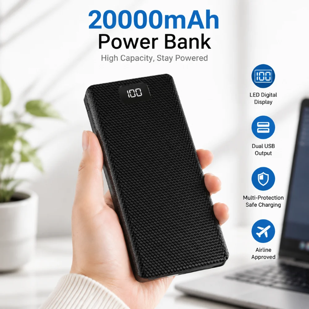 FUNNYSHIELD 8* 18650 Battery Charger Cover Power Bank Case Cute DIY Box Dual USB Type C Powerbank Case Power Bank Cover Kit