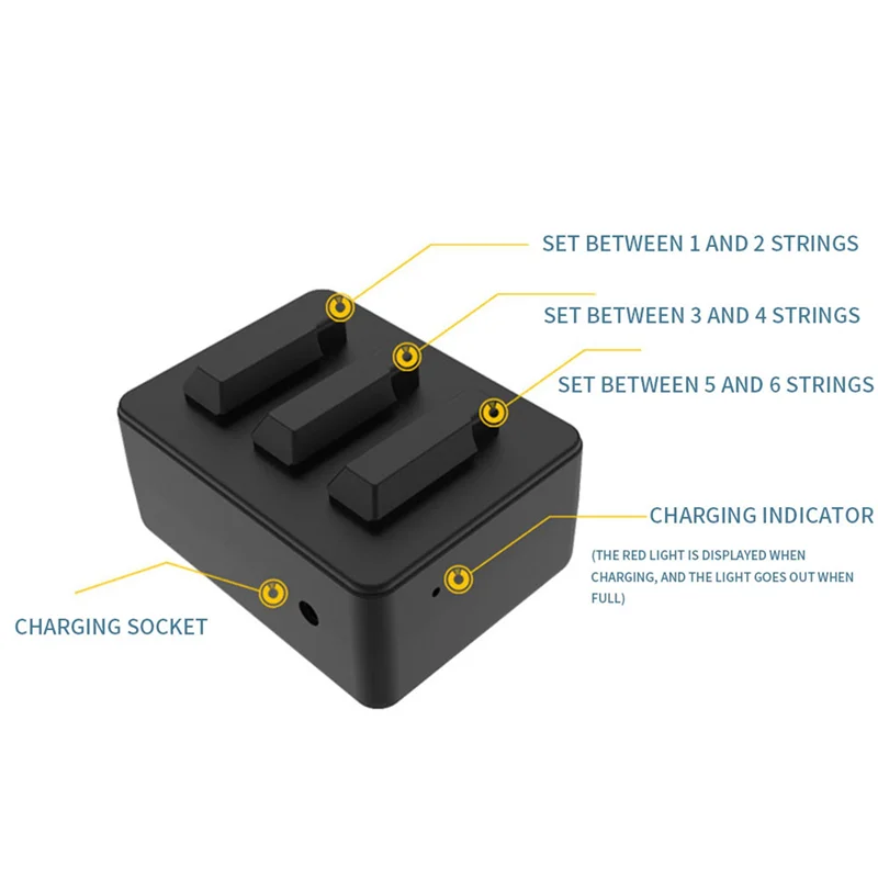 

Y49A-3X Guitar Tone Completer Sound Opener Simulates The Vibration Of Actual Playing Guitar Reache Full Sound Potential HK-01