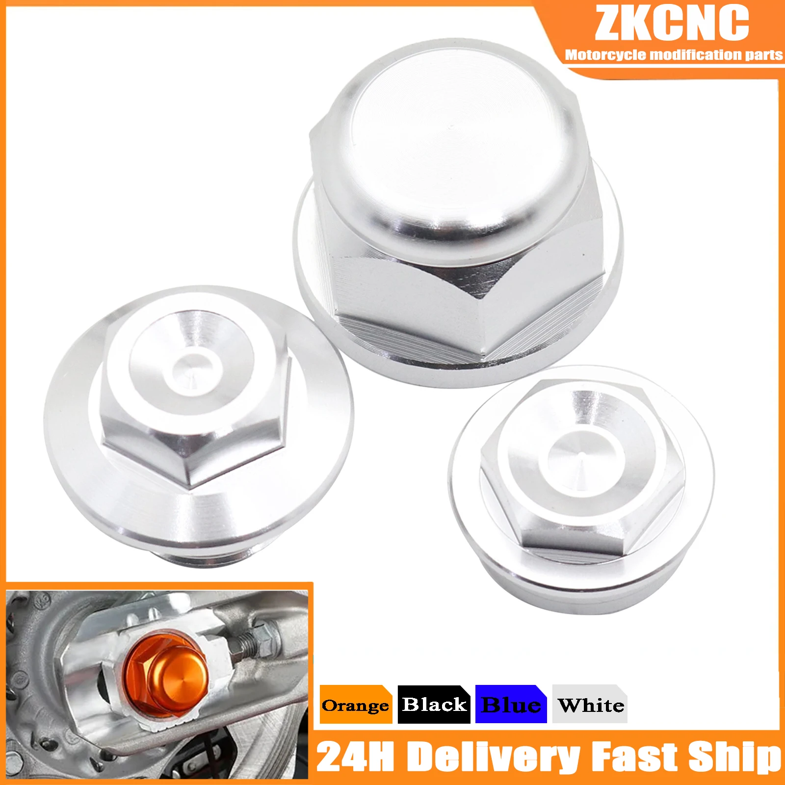 CNC Front Wheel Lock Nut Bolt Rear Axle Block Wheel Axle Nut Cocer For KTM EXC EXC-F SX SX-F XC XC-F XC-W 250 300 350 400 450