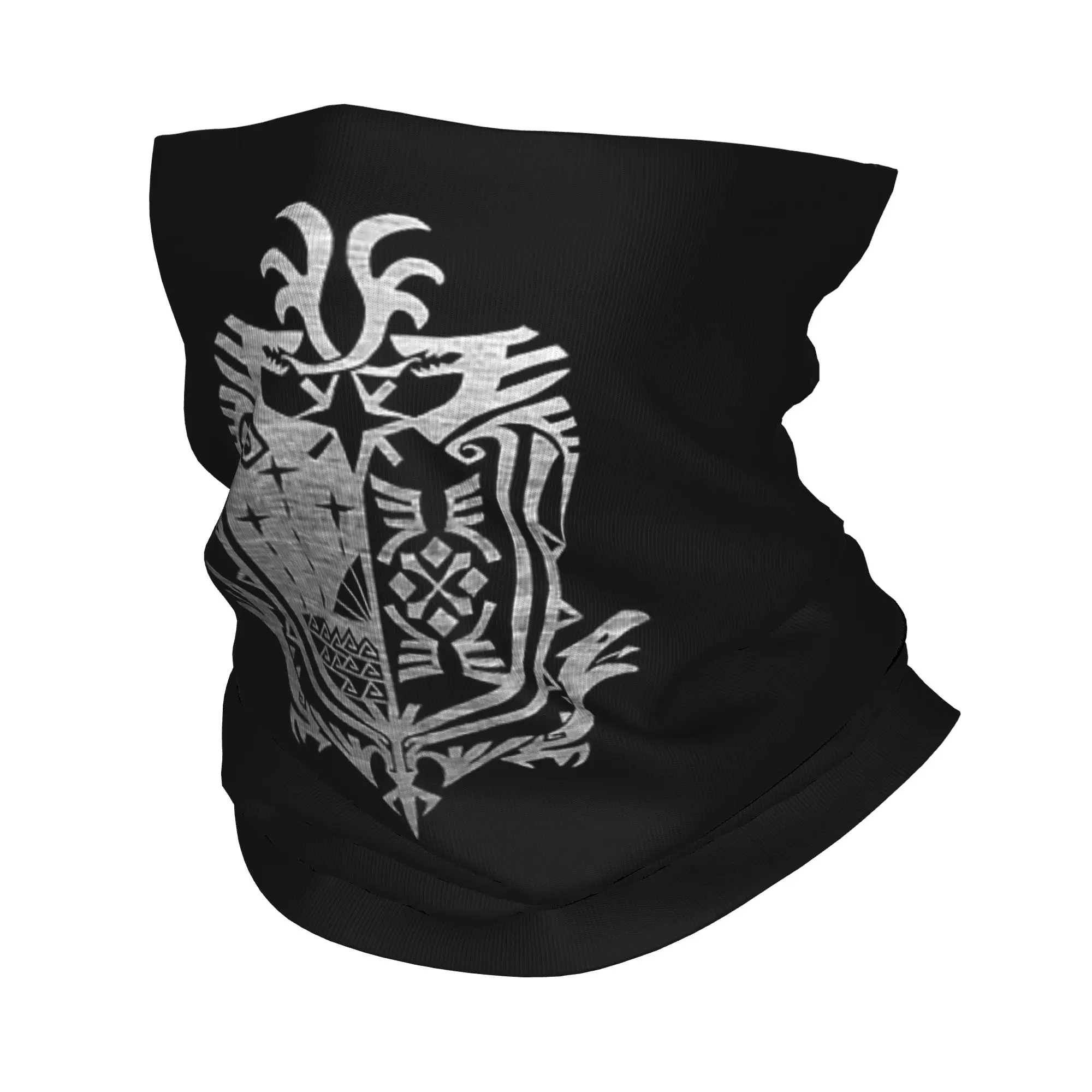 Monster Hunter World Bandana Neck Gaiter Printed Mask Scarf Multifunction Face Mask Hiking Fishing Unisex Adult Breathable