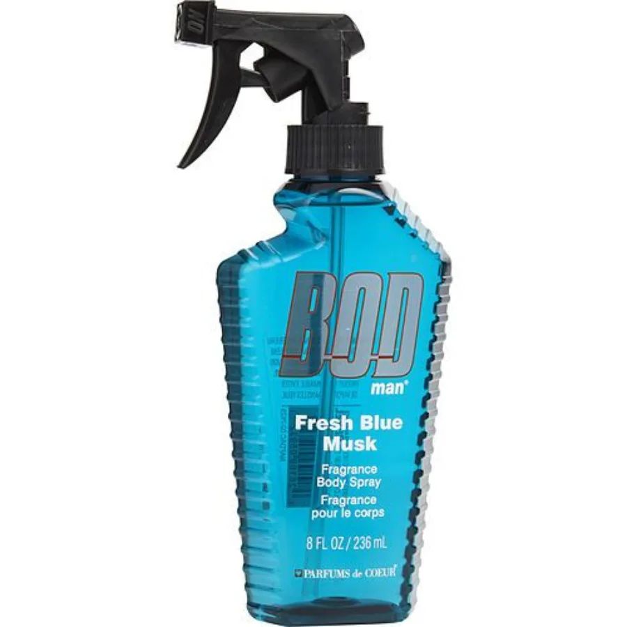 

BOD MAN FRESH BLUE MUSK by Parfums de Coeur FRAGRANCE BODY SPRAY 8 OZ
