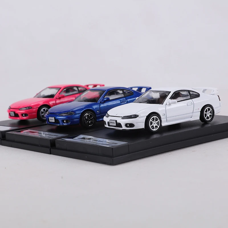 SHADOW 1:64 Silvia Spec-R Aero S15 Legierung Simulation Auto Modell Spielzeug Sammlung Display Stück