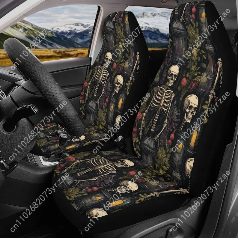 

Skeleton Forest Car Seat Covers Universal Environmentally Friendly Interior Decorations Comfortable Breathable Car Seat Covers
