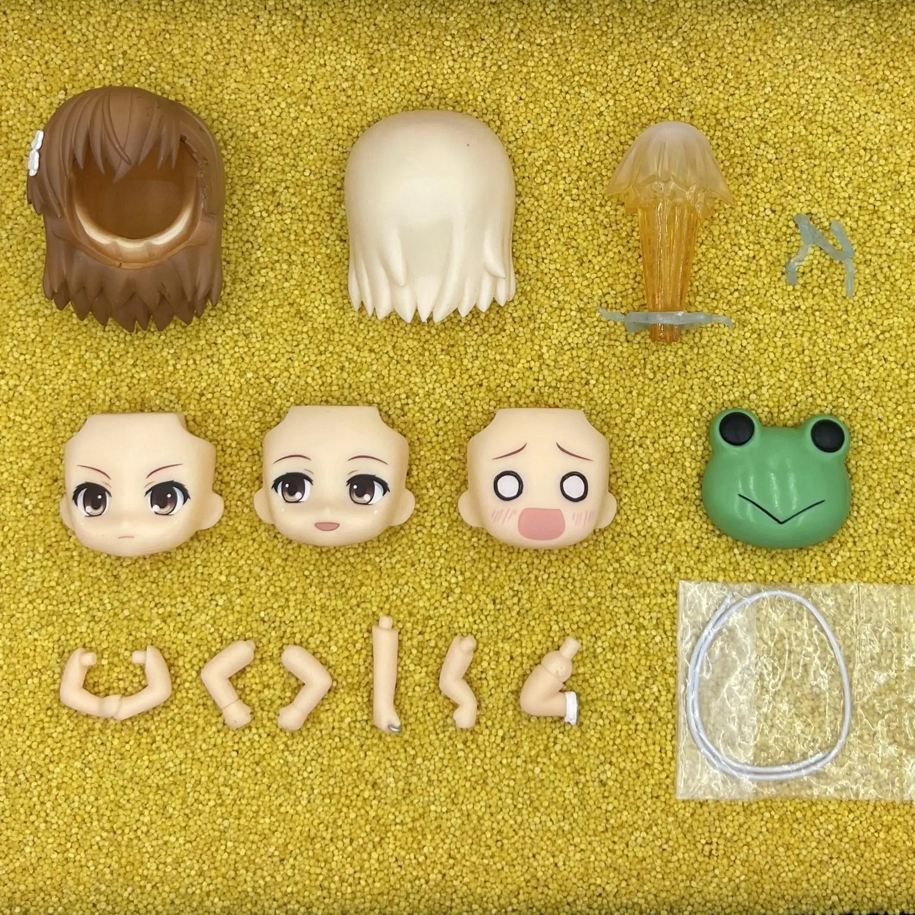 شاهوا GSC كلاي مان وجه دمية شعر الوجه إكسسوارات دمي