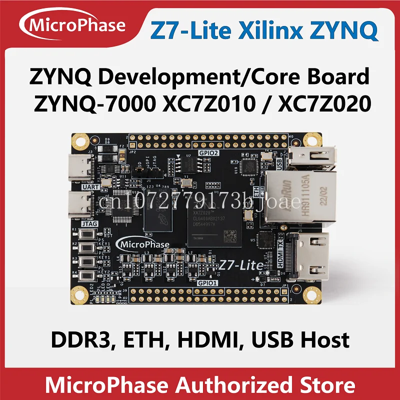 

Z7-Lite microfactory ZYNQ Xilinx Zynq-7000 FPGA XC7Z010 XC7Z020 FPGA, Kit de placa de desarrollo, nú