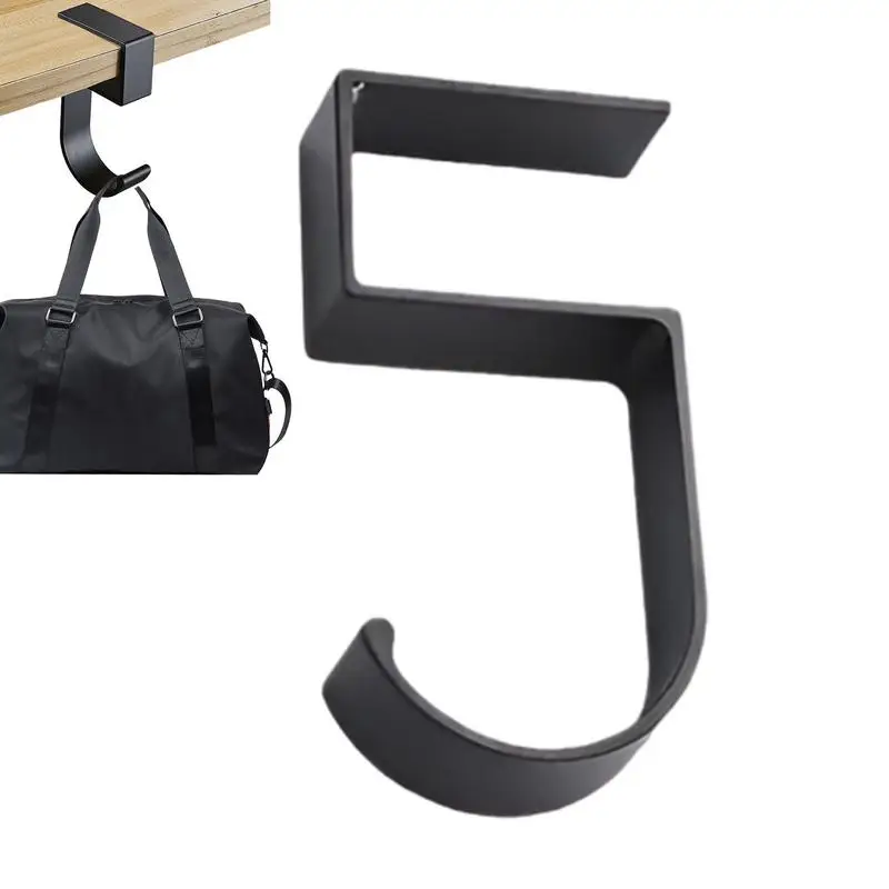 5 Shaped Table Edge Hook Student Desk Side Hanging Bag Removable Office Handbag Holders Table Hooks Office Desk Organizer