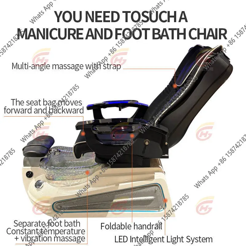 Zc Electric Foot Massage Massage Bed Electric Foot Massage Foot Washing Health Club Spa Salon Shop Nail Beauty