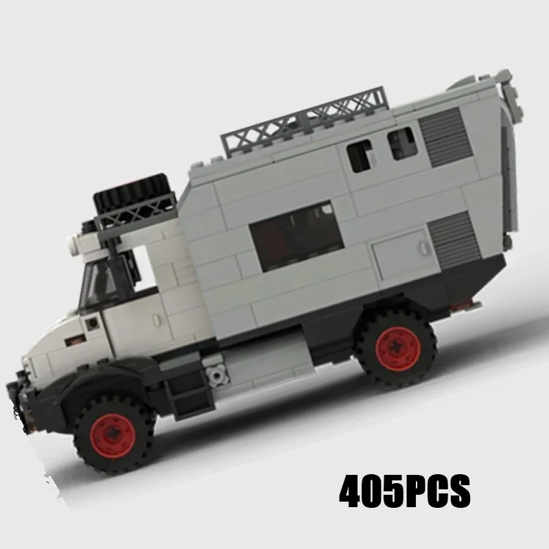 

Moc Building Blocks Car Series Camper Car Model Technology Bricks Brand-name Vehicle DIY Toys