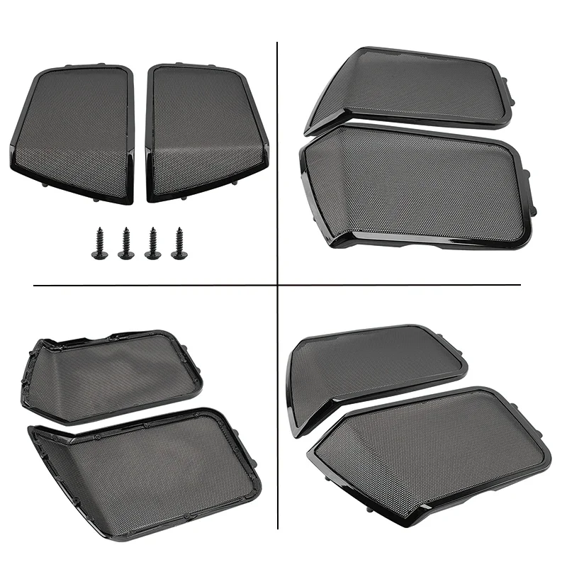 Motorcycle Accessories Side Saddlebag Cover Vented Fairing Speaker Grill For Touring Road King Electra Street Glide 1994-2013