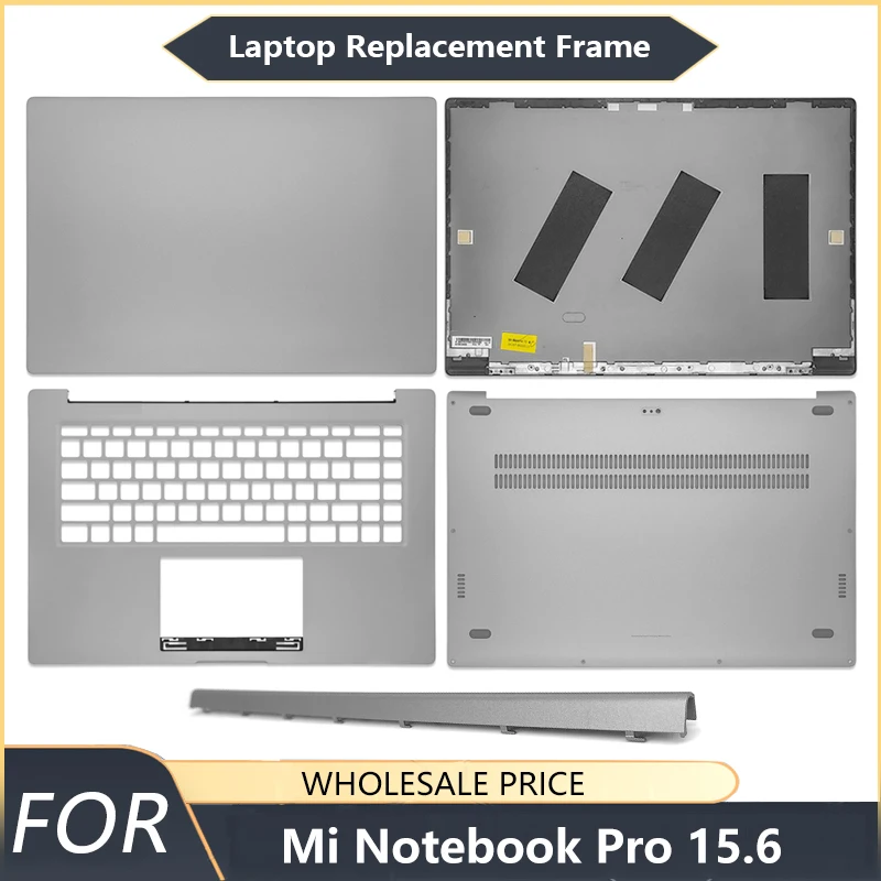 NEW For Mi Notebook Pro 15.6 TM1701 Laptop LCD Back Cover Front Bezel Palmrest Bottom Case Laptop Frames Hinges