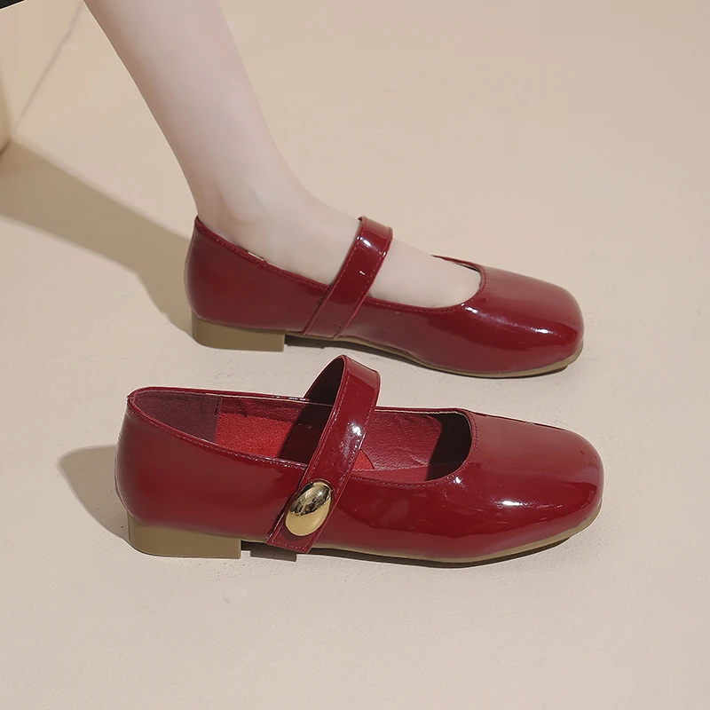 Flat Retro Versatile High Heels Spring and Autumn New French Slip-on Lightweight Pointed Toe Elegant Shoes for Women