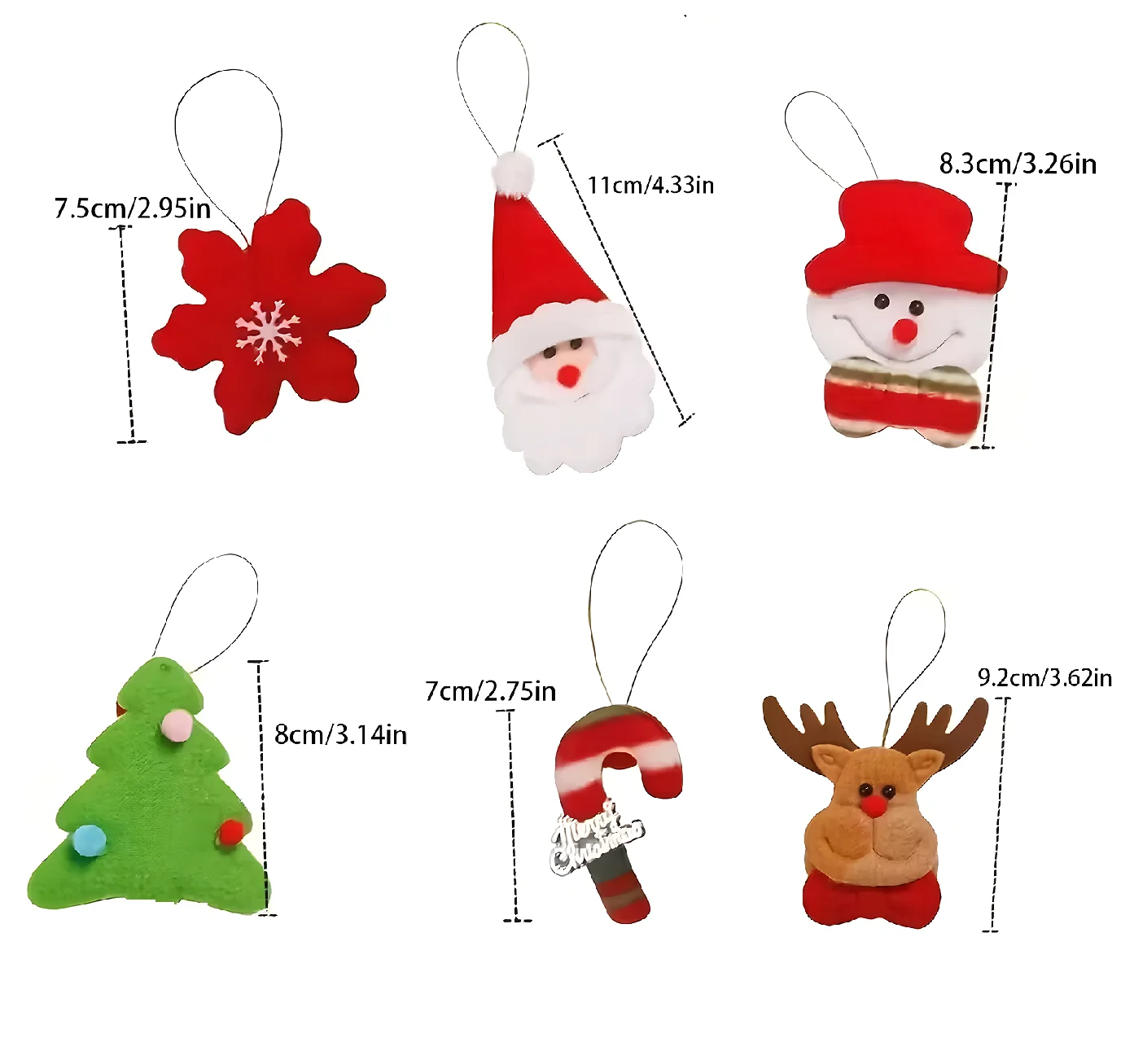 크리스마스 테마의 부드러운 소재로 만든 산타 트리 장식 - Home Xmas Decor Ideas 리뷰 및 가격