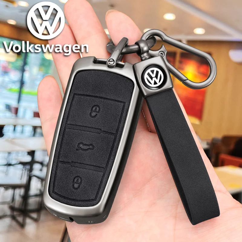 Zinc Alloy Car Key Cover Case Shell Holder Fob For Volkswagen VW CC Passat B6 B7 Passat 3C CC Maogotan R36 B5 B7L Accessories