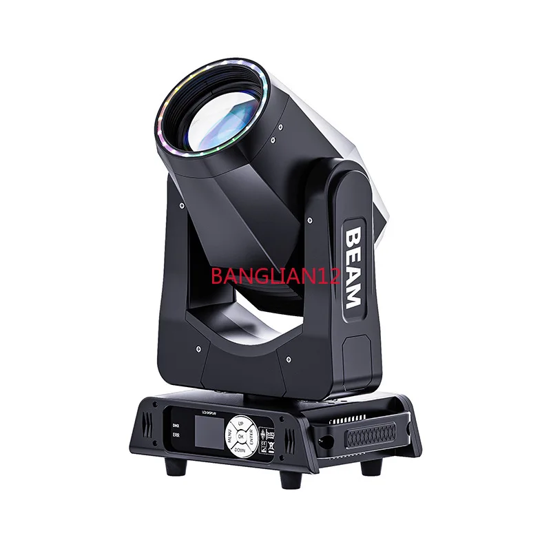 Live stream bar nightclub wedding rotating colorful spotlights, stage lighting equipment