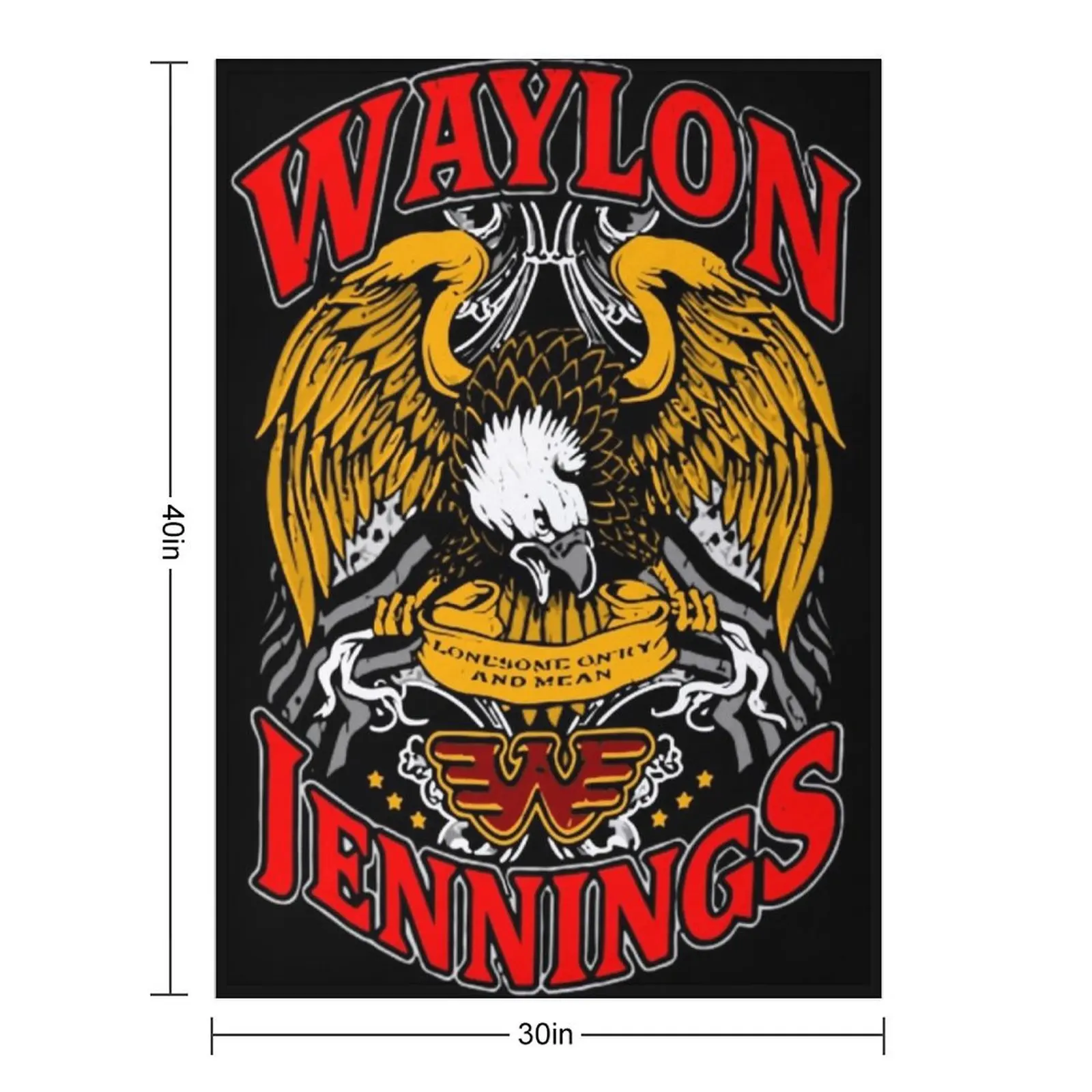 Cover Waylon Jennings Throw Blanket Flannel Tourist Furrys Blankets For Sofas Blankets
