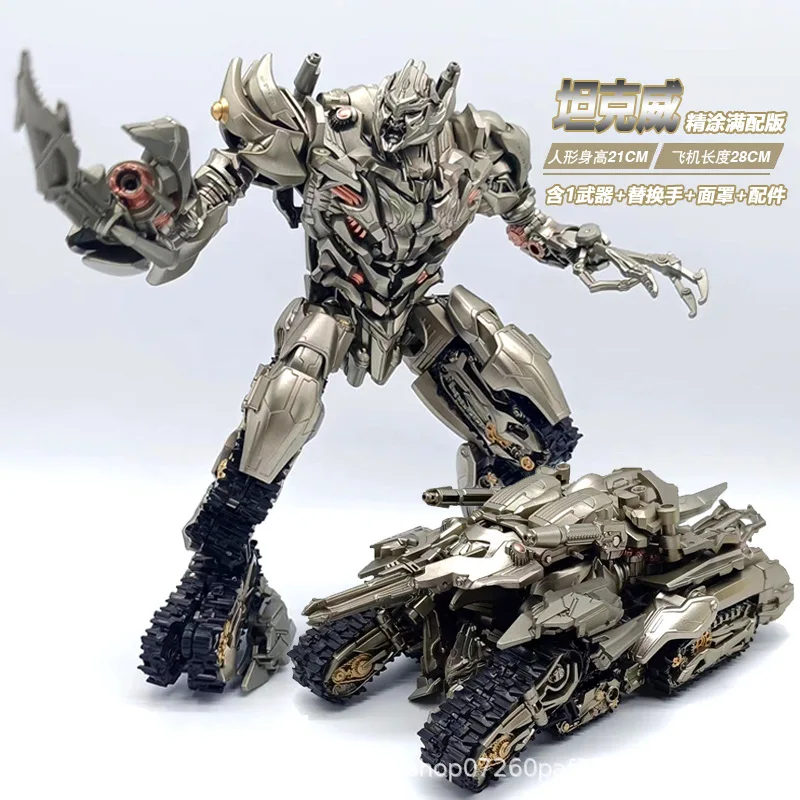 BAIWEI Transformation Toy TW1029 TW-1029 Finely Painted Megatron Movie Version SS13 Tank Robot Model Action Doll Collection Gift