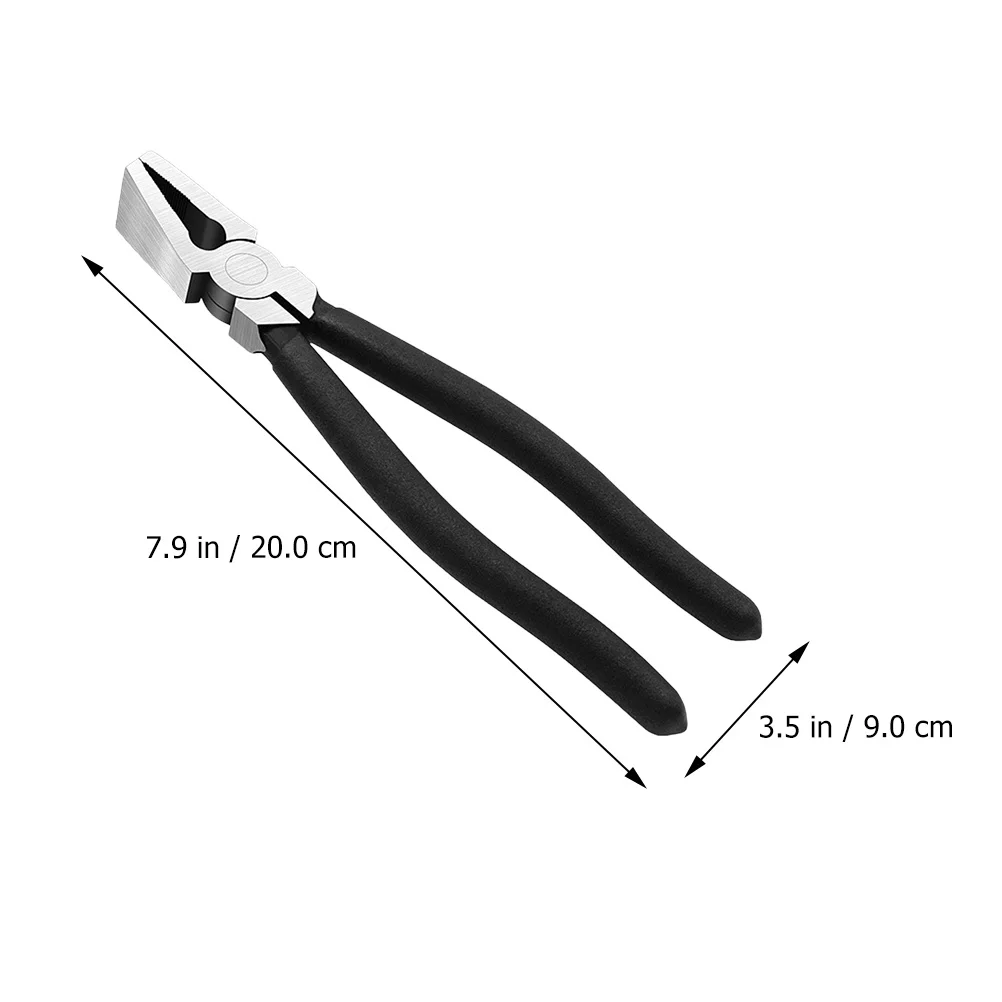 

Glass Pliers Multi-Use Household Professional Steel Cutter Pliers Easy Use Comfortable Rubber Handle Glass Trimmers