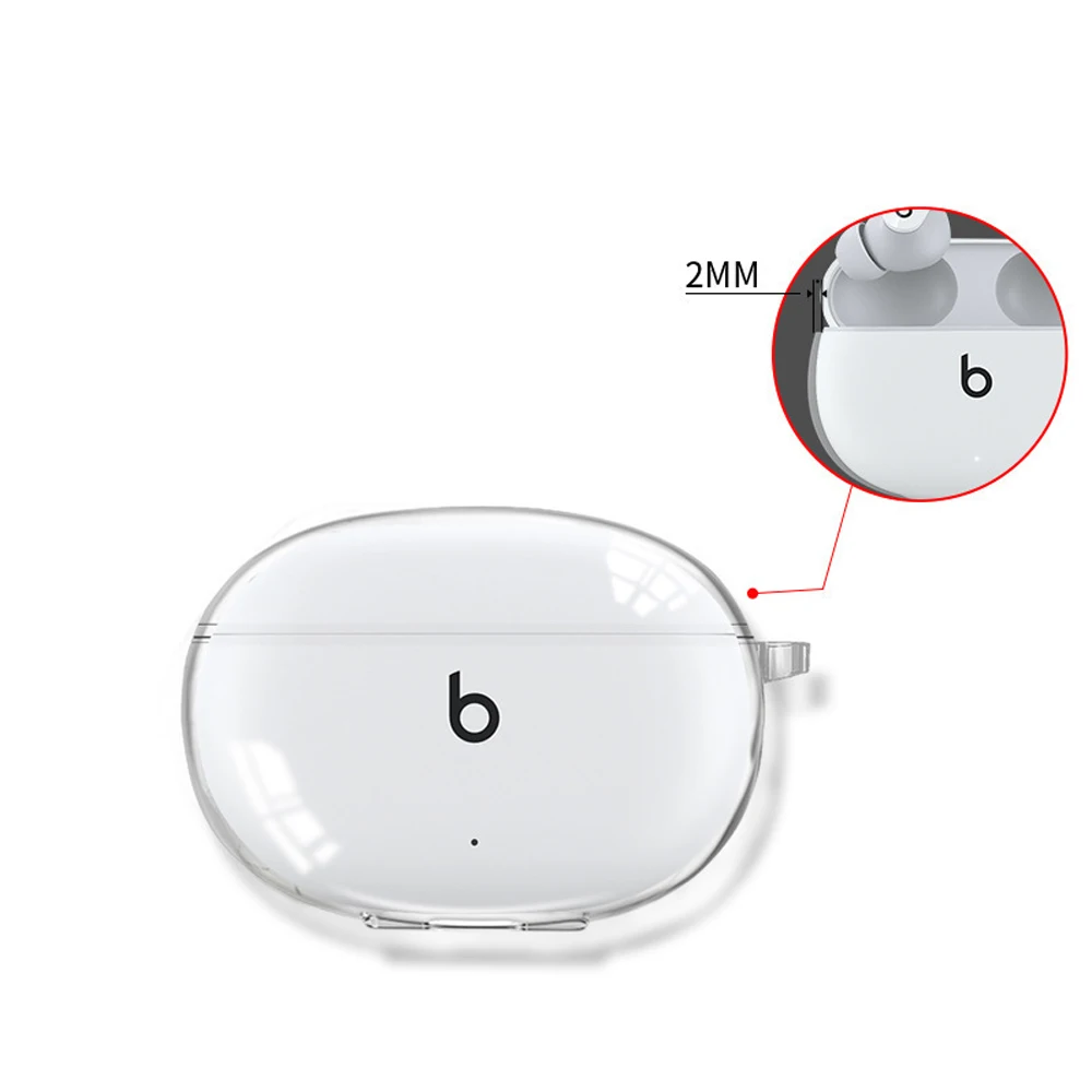 Christmas New 2026 Transparent Cover For New Beats Studio Buds Plus Funda Clear Earphone Case Wireless Earbuds Case Shockproof - view 3