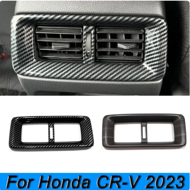 

Rear Air Conditioning Vent Outlet Frame Cover Trim Sticker For Honda CR-V CRV 2023 ABS Car Styling Accessories