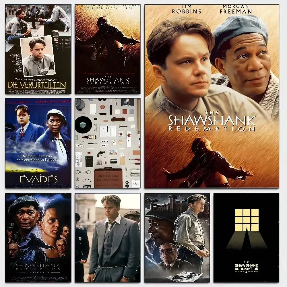 The Shawshank Redemption Classic Movie Wall Art Home Decor Canvas Painting Art Nordic Decoration Bar Cafe Living Room Poster