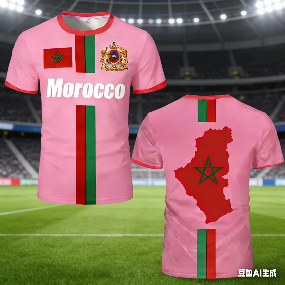 Morocco 3D Print Sports Quick-Dry T-Shirt