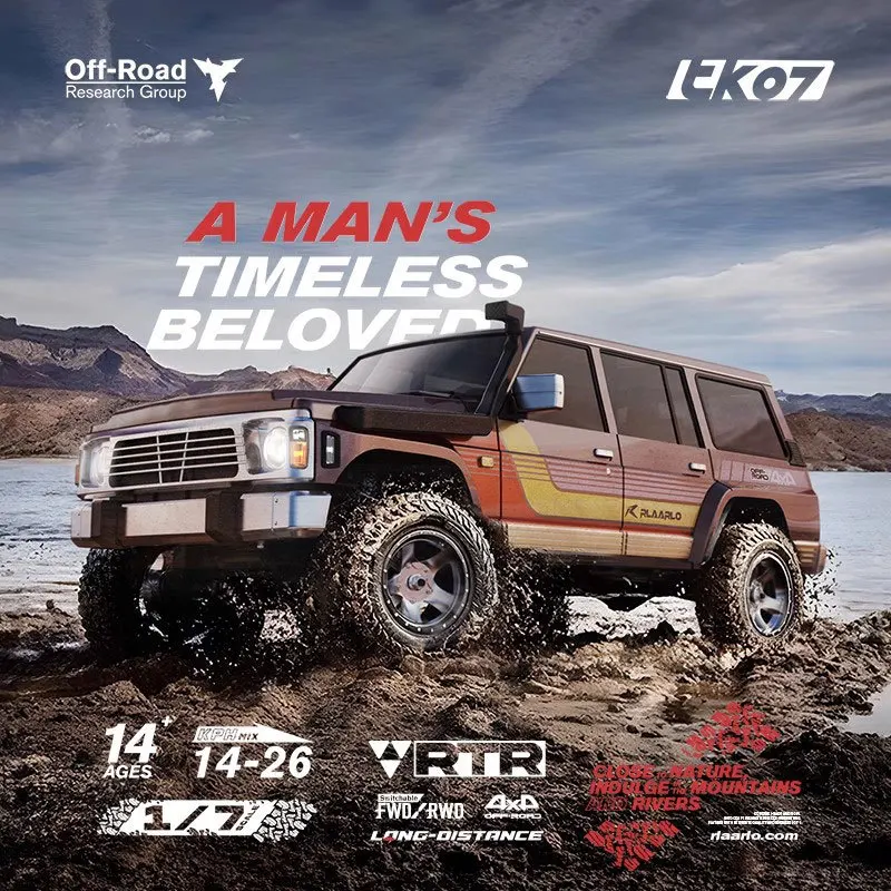 

Tk07 масштаб 1/7 автомобиль с дистанционным управлением электрический 4WD альпинистский автомобиль 2-скоростной передний задний дифференциал замки внедорожная радиоуправляемая модель автомобиля