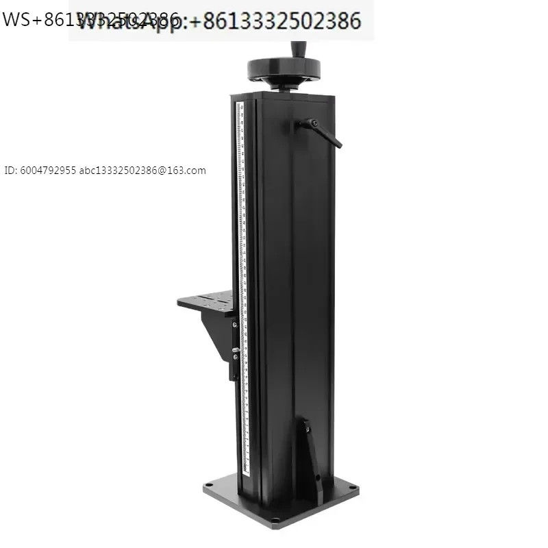 lifting platform optical Z-axis large stroke worktable column T-shaped screw slide table hand cranked camera lifting platform