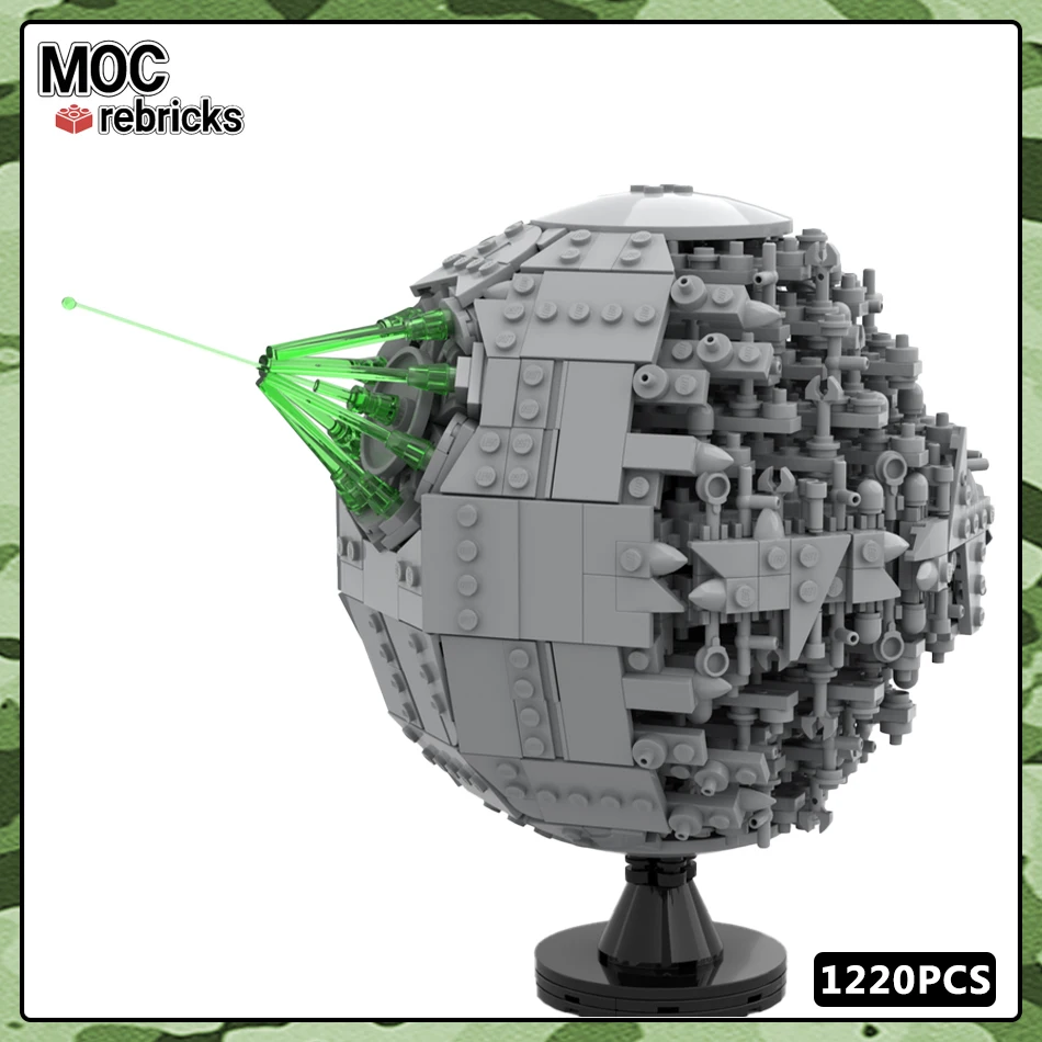 MOC-97440 Space Movie Series White Sphere Building Block 1220PCS Part Assemble Model DIY Brick Education Children Birthday Gifts