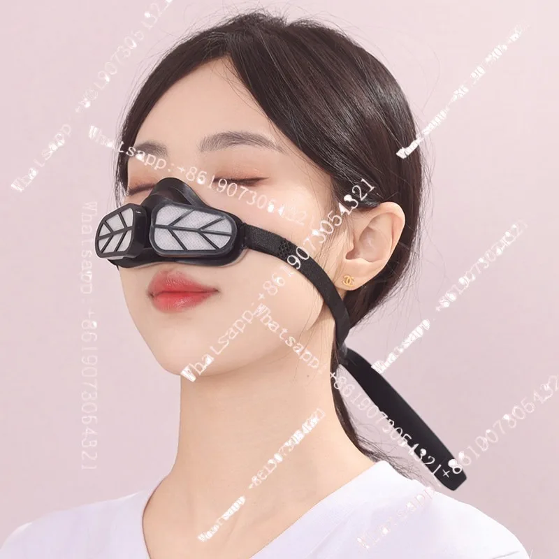 

Nose sensitive breathing valve nasal mask for men and women anti-dust wormwood pollen catkins oil fume non-fogging mask