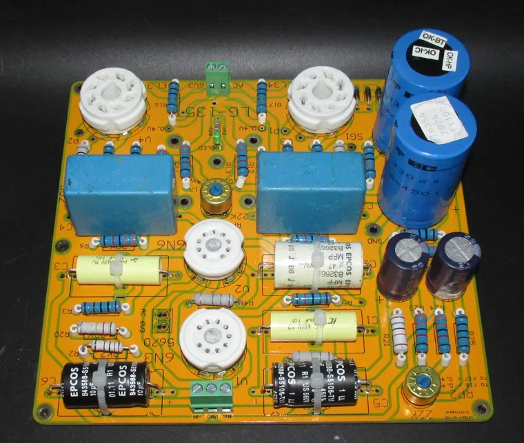 Goldox M-type El34 Push-pull Machine Circuit Board 6n3 + 6n6 + El34 Lg135