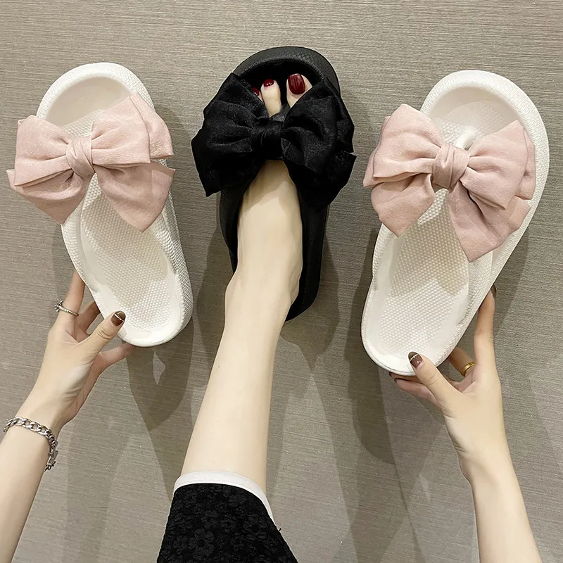 

Thick-soled women's non-slip cute flowder flip-flops outdoor slide summer fashionable sandals female outdoor pvc slippers