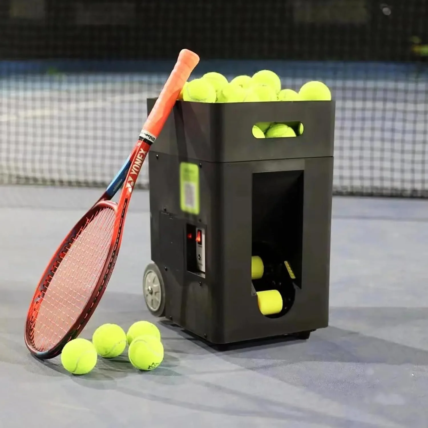 

High Quality Professional Portable Tennis Ball Launch Machine ABS Plastic Wholesale Tennis Training Equipment