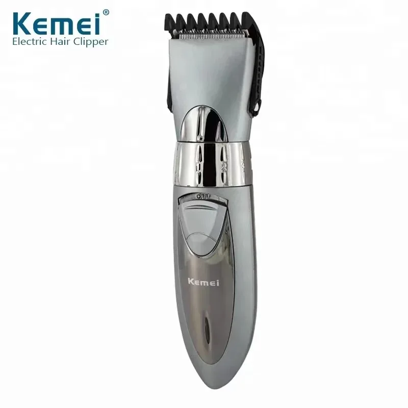 Kemei-cortadora de pelo lavable, KM-605, uso doméstico, con cuchilla ajustable