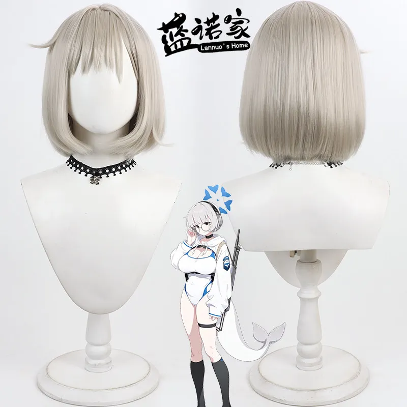 Anime Fuchigami Kotone Cosplay Wig Halloween Carnival Party Props Synthetic Hair Heat Resistant Fiber + Wig Cap
